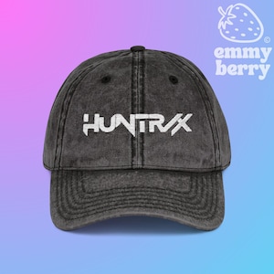 Huntrix Embroidered Hat | Kpop Demon Hunters, Embroidered Dad Cap, Fandom Gifts, Kpop Girl Group, Rumi, Mira, Zoey Casual Cosplay