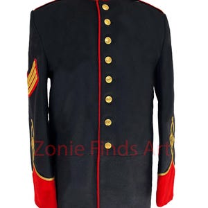 Anglo Zulu Civil War Inspired - Royal British Officer Jacket - British Fashion Tunic Coat - Vintage Officer&#39;s Circa Jacket