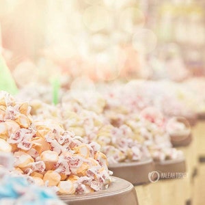 Taffy Candy Store Photography, candyland baby nursery print, pastel peach childs room,  magical, surreal  wall art, dreamy home decor - 8x8