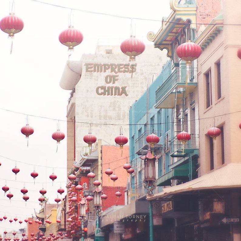 San Francisco Photo Set, Golden Gate Bridge, China Town Picture, SF City Art, Large Wall Art Set, SF Photography 4x4, 5x5, 8x8, 10x10, 12x12 image 2