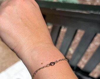 Paw Connector Chain Bracelet Gold Filled - Pet Gifts, Dog & Cat Lovers