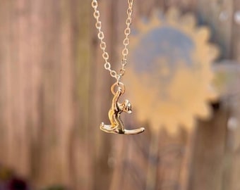 Collier Crazy Cat Lady - Gold Filled