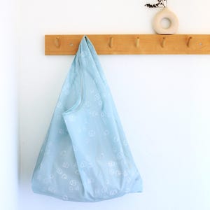 Foldable Shopping Bag HOUSES Shopper Tote Recycled Tote Bag Modern Grocery Tote Foldable Reusable Grocery Bag Fold Up Tote Cute Eco Bag