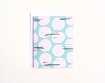 Everyday Card - Bubbles - Blank Card