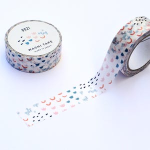 Washi Tape GARTEN Japanisches Washi Tape Dekoratives Klebeband Made in Japan Floral Washi Tape Japanisches Masking Tape Kawaii Washi Tape Cute Floral
