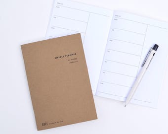 Undated Pocket Weekly Planner