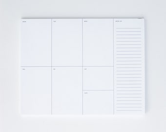 Weekly Planner Notepad