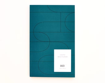 Undated Weekly Planner - Blue