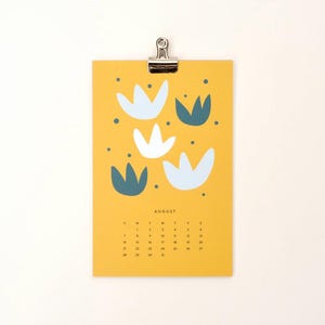 2026 Wall Calendar BOLD & BRIGHT, Small 2026 Art Calendar, Cute Colorful Calendar, Bold Modern 2025 Calendar image 8