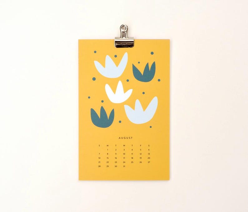 2026 Wall Calendar BOLD & BRIGHT, Small 2026 Art Calendar, Cute Colorful Calendar, Bold Modern 2025 Calendar image 8