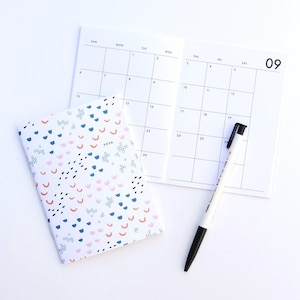 2026 Small Monthly Planner Garden Pocket Planner 2026 Pocket Calendar Mini Calendar 2026 Floral Planner 2026 Floral Planner Small Flowers