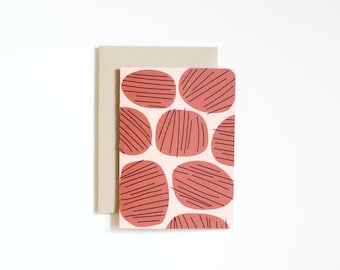 Notecards (set of 4) - STONES | Blank Card | Art Cards | Thank You Cards