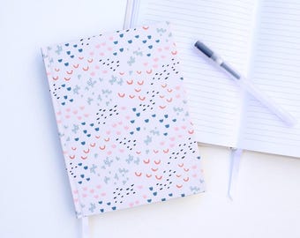 Notebook GARDEN Lined Journal Floral Lined Notebook Diary Hardcover Journal Cute Floral Notebook Modern Floral Journal