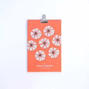 Calendrier mural 2025 BOLD & BRIGHT Petit calendrier 2025 Cartes de calendrier illustrées mignonnes Calendrier mural 2025 Calendrier floral 2025 coloré