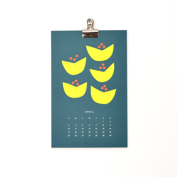 2024 Wall Calendar - BOLD & BRIGHT - blemished