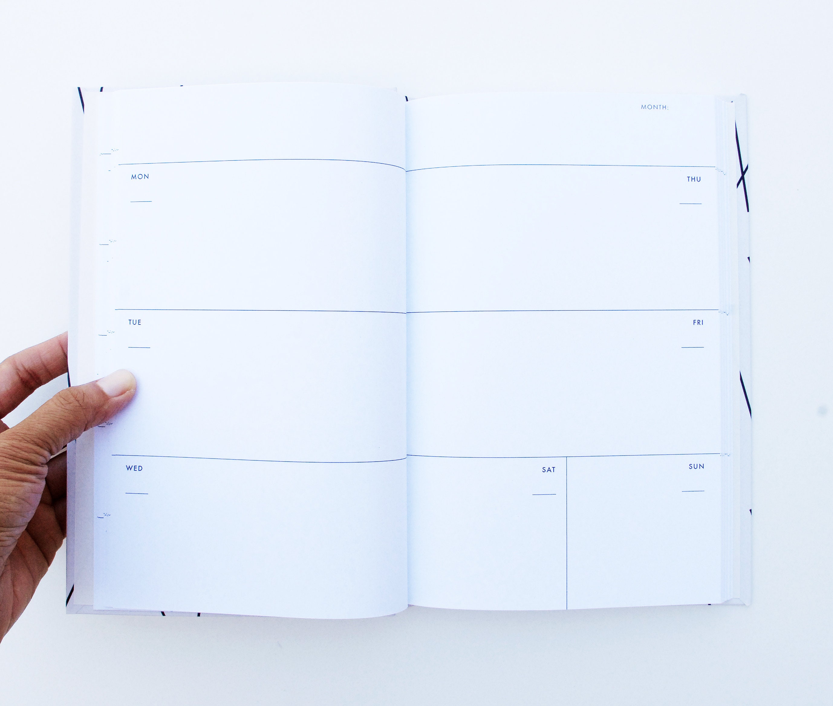 undated weekly planner found