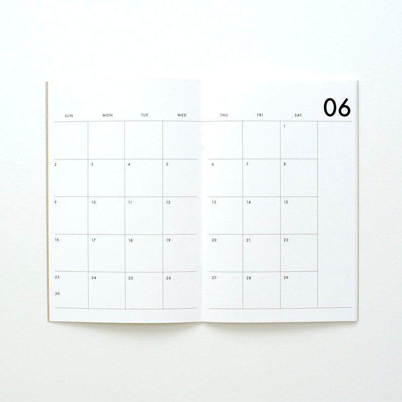 Agenda mensile 2024 Kraft, calendario 2024, agenda appuntamenti, agenda Kraft immagine 3