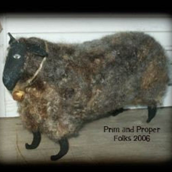 Primitive Wooly Sheep -mailed pattern
