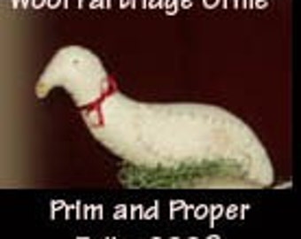 Primitive Partridge Christmas Ornie ornament EPattern