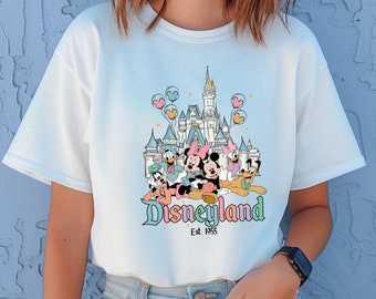 Retro Disneyland Family T-Shirt: Mickey and Friends Vacation Tee
