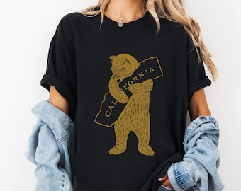 Comfort Colors California Bear T-Shirt: California Strong Tee