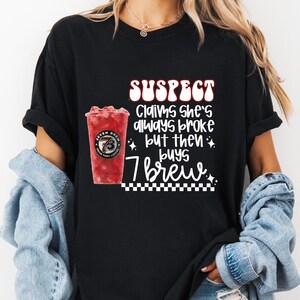 Comfort Colors 7brew Coffee T-Shirt: Energy Drink Shirt, Coffee Lover Tee image 7