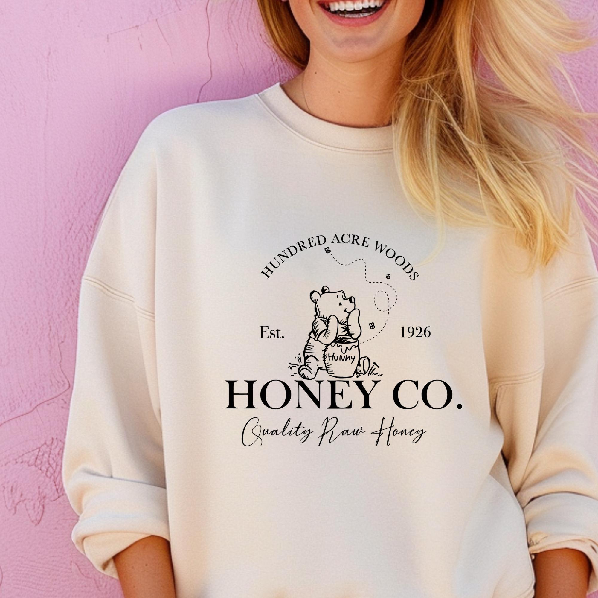 Winnie The Pooh Honey Co Sweatshirt, Disneyland Shirt