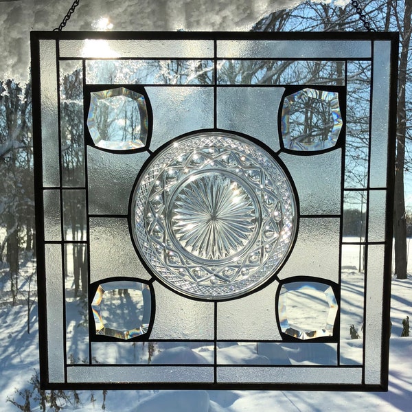 Stained Glass Window Panel Etsy