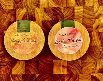 Creamy Body Butters and Whips by Mark Adam Skin - 4 oz. Current Scents: Peach & Cinnamon, Vanilla and Aloe, or Orange and Sandalwood