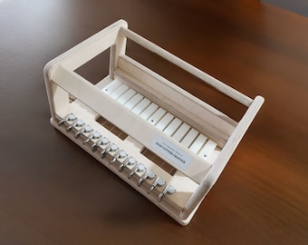 Custom 12-Wire Soap Cutter: Personalized Wooden Multi-Bar Slicer with Logo, Classic Model