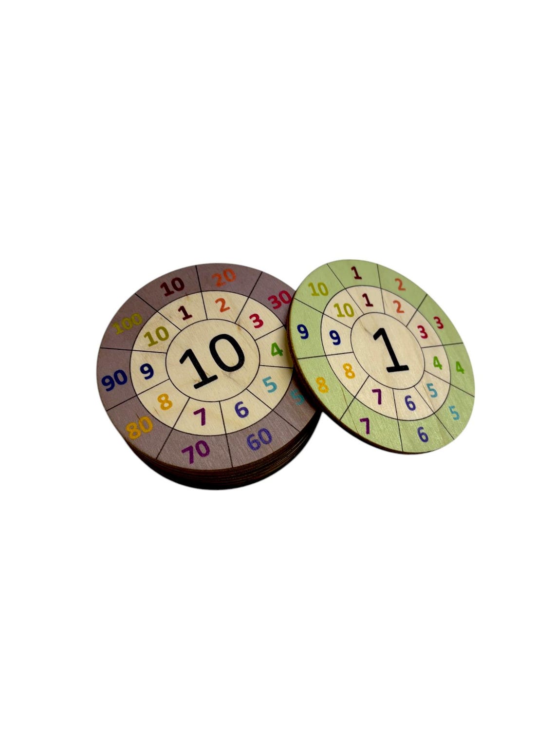 Montessori Wooden Multiplication Board: Birch Plywood Math Counting ...