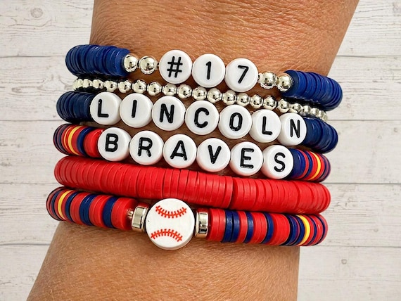 Custom Sports Bracelet | Sports Charm Bracelet | Sports Mom Gift | Personalized Jewelry | Stackable Bracelet | Team Gift