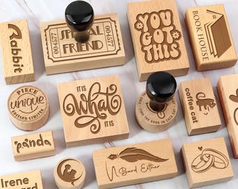 Timbro personalizzato, qualsiasi dimensione, timbro grande, timbro con logo piccolo, timbri personalizzati per imballaggi aziendali, timbro per indirizzi, timbro per libri, timbro per matrimoni