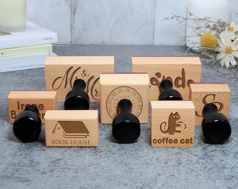 CUSTOM LOGO STAMP, Personalized stamp, Maximum 10" large stamp, Personalized wedding stamp, Business stamp, Branding Stamp, Make your stamp