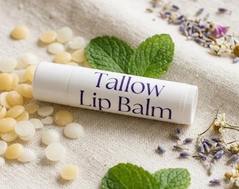 Natural Lip Balm Grassfed Tallow Chapstick