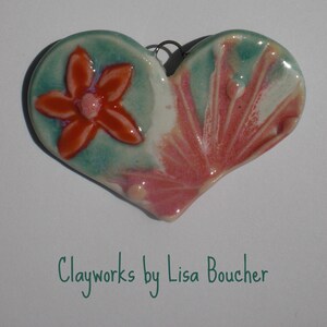 Porcelain Heart Pendant image 2