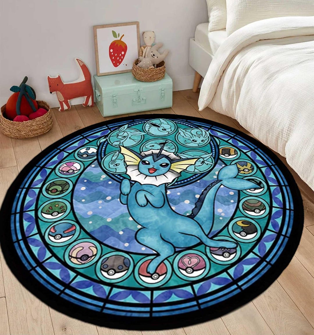 Eevee Rug, Vaporeon Rug, Espeon Rug, Sylveon Rug, Leafeon Rug, Umbreon ...
