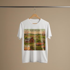 Vintage Georgia Peach State Tee: Rustic Southern Charm Shirt