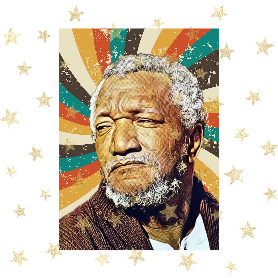 Fred Sanford Png Svg, Sanford and Son Png, You Big Dummy Png, Vintage