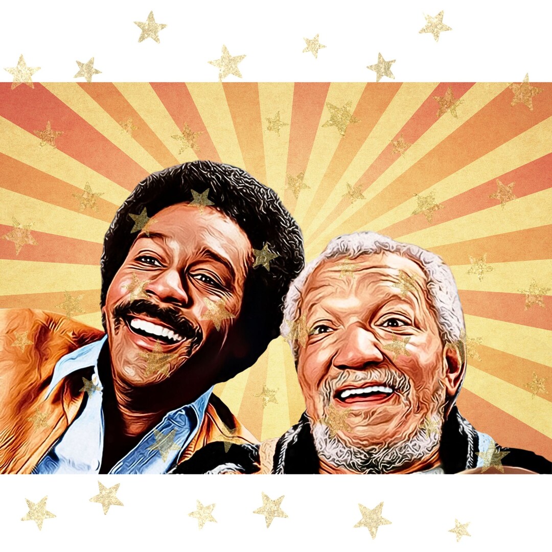 Fred Sanford Png Svg, Sanford and Son Png, You Big Dummy Png, Vintage
