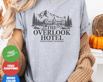 Overlook Hotel Shirt, The Shining T-Shirt, Sidewinder Colorado Tee, Vintage Horror Movie Shirt, Retro Hotel Graphic Tee