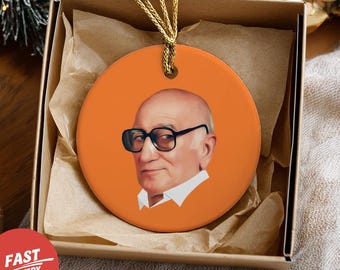 Uncle Junior Christmas Ornament - The Sopranos Inspired Holiday Decor - Funny Gangster Gift - TV Show Fan Art