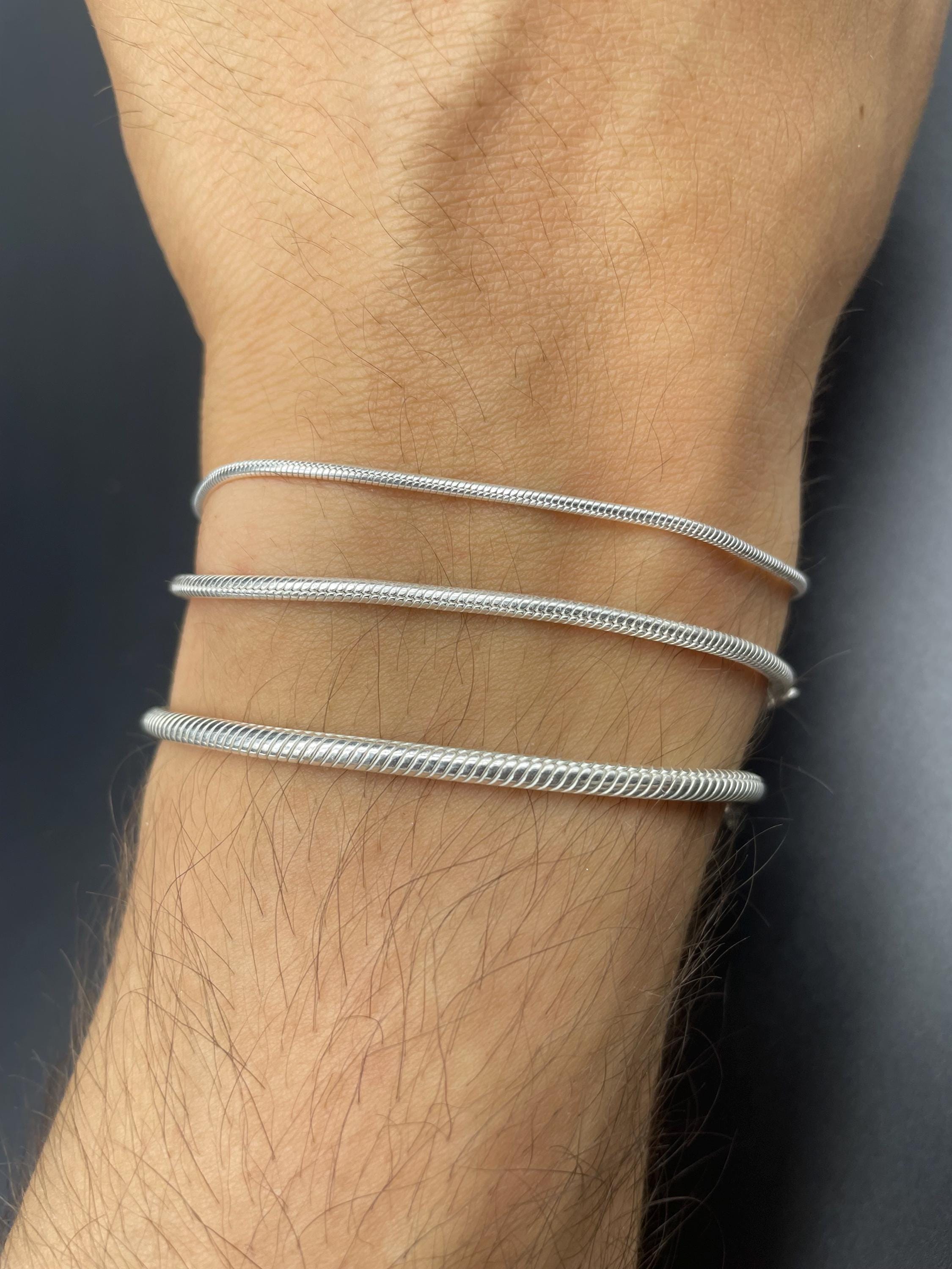 Octagon Sterling Silver Bracelet UK