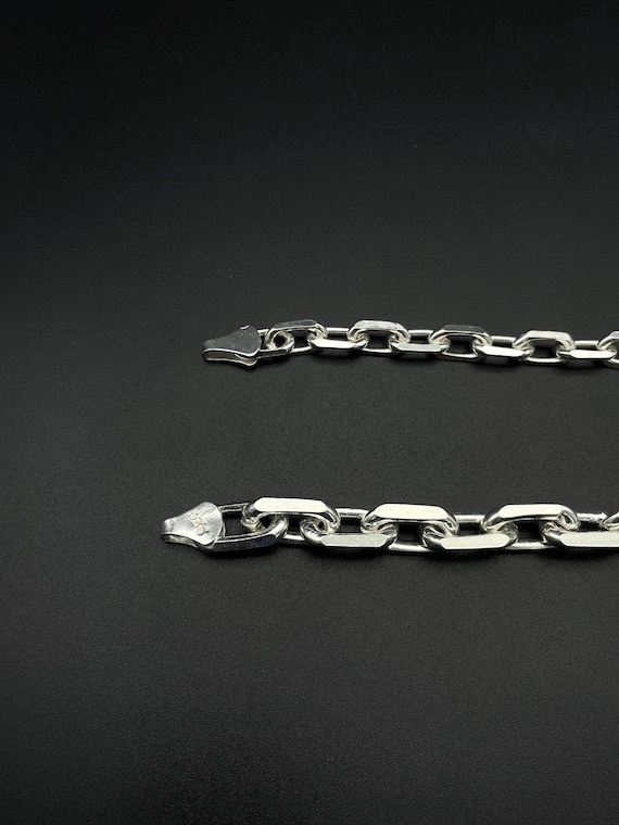 Ｒ*Ｕ様 OVY Silver Anchor Chain Bracelet S 925 Sterling Silver Anchor Chain Bracelet, Sterling Silver