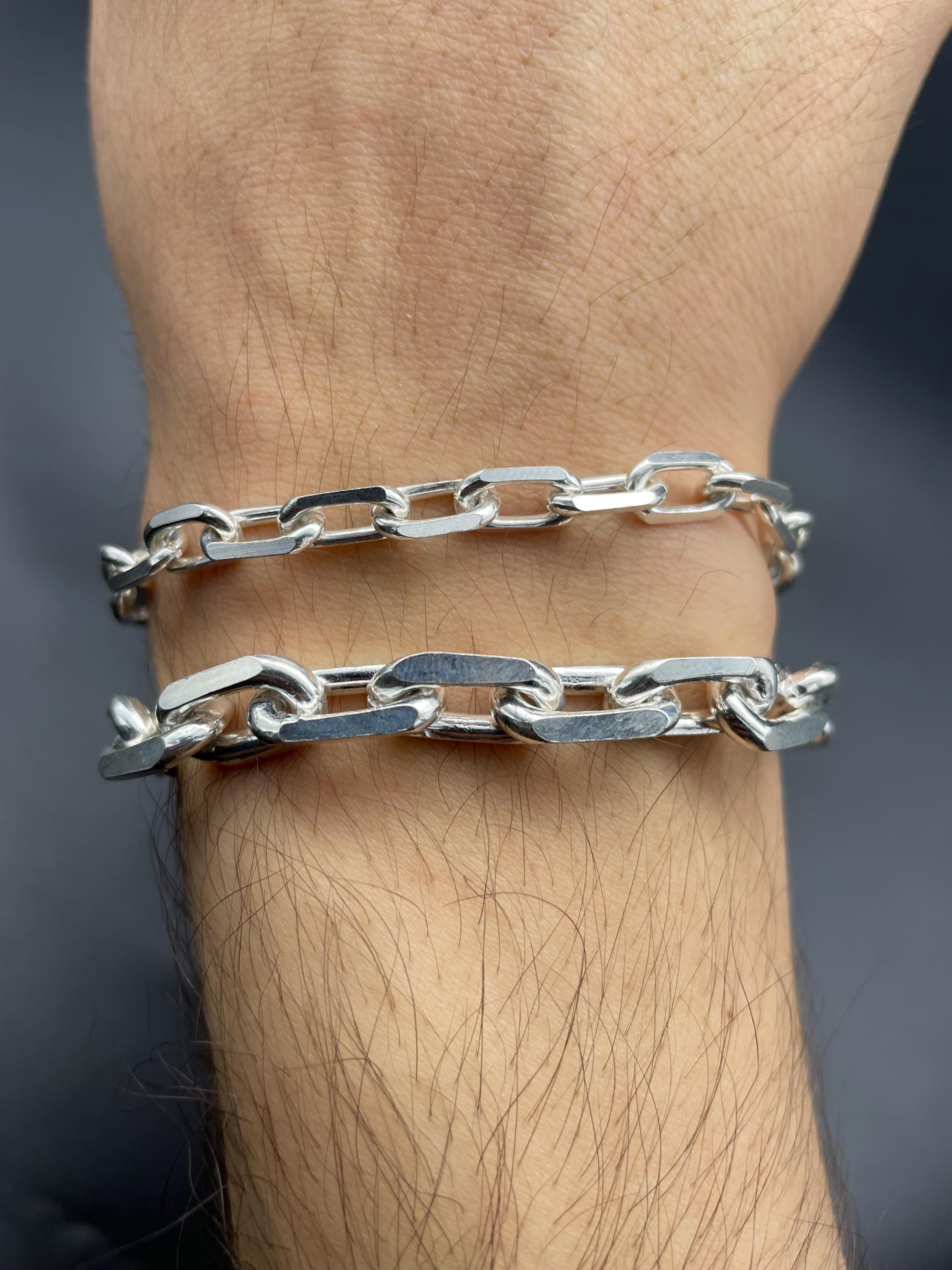 ITALY MADE SILVER925 ANCHOR BRACELETシルバー 925 Sterling Silver Anchor Chain Bracelet, Sterling Silver