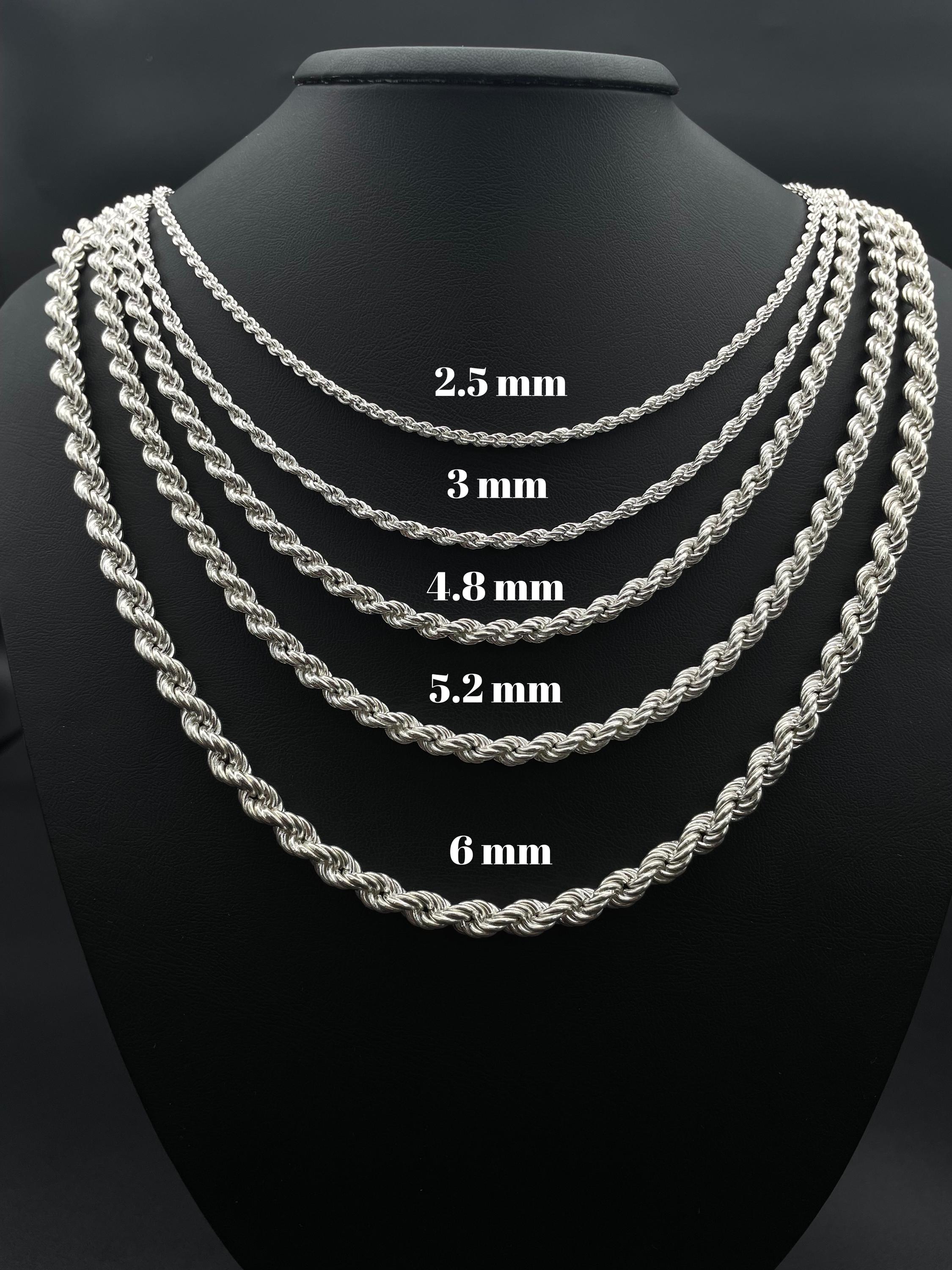 【2plan】24SS★ [LAN ARCHIVE] Star Twin Rope Necklace 925 Sterling Silver Rope Chain, Rope Chain Necklace, Rope
