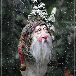 Santa Claus Utz miniature sculpture fantasy decor christbaumschmuck