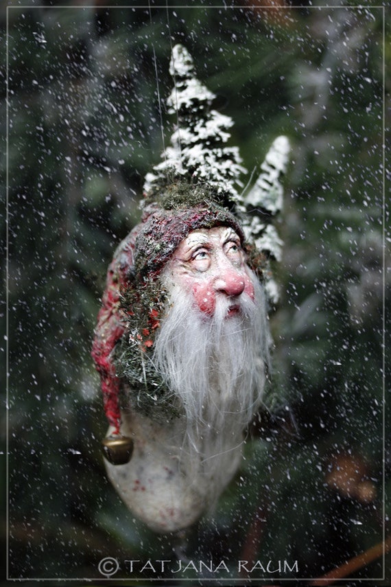 Weihnachtsmann Utz Miniatur Skulptur Fantasie Dekor
