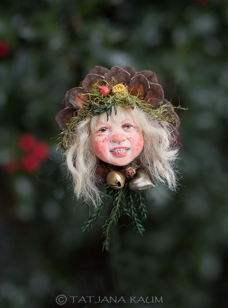 Pixie Girl Kreta, Fairy, Handmade Decoration, Smiling Girl - Etsy