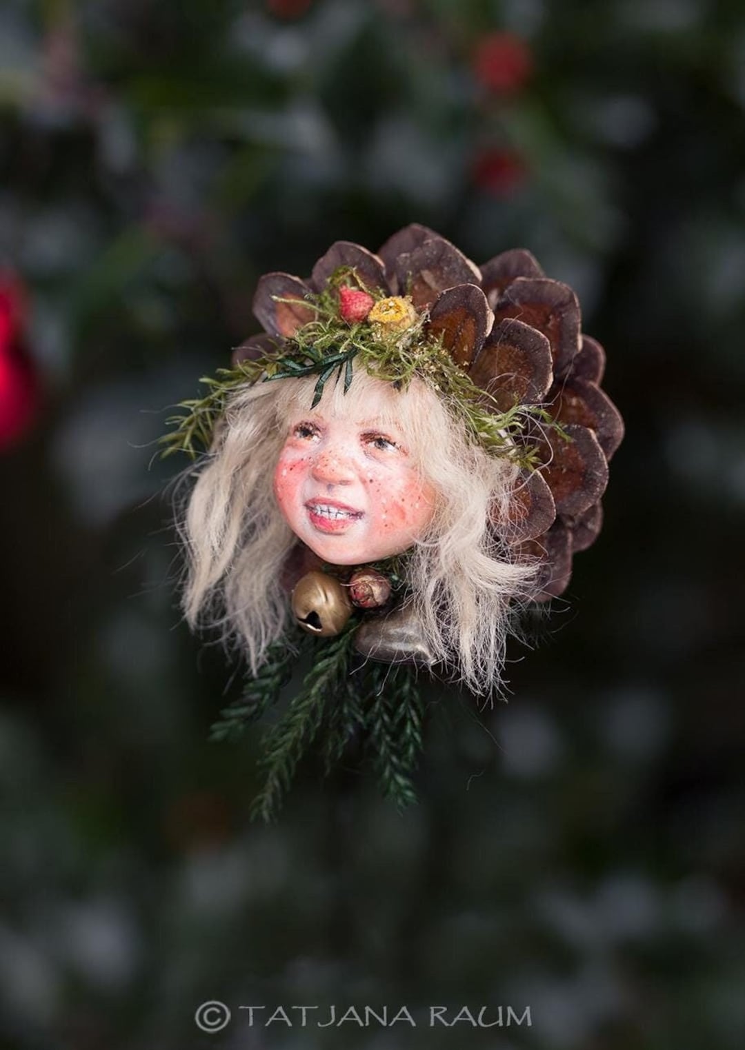 Pixie Girl Kreta, Fairy, Handmade Decoration, Smiling Girl - Etsy